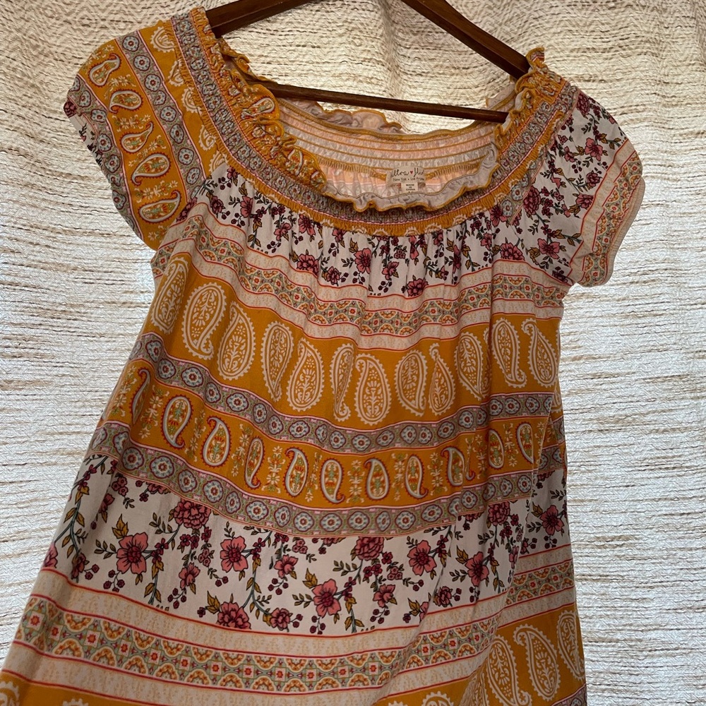 Bohemian Floral Paisley top